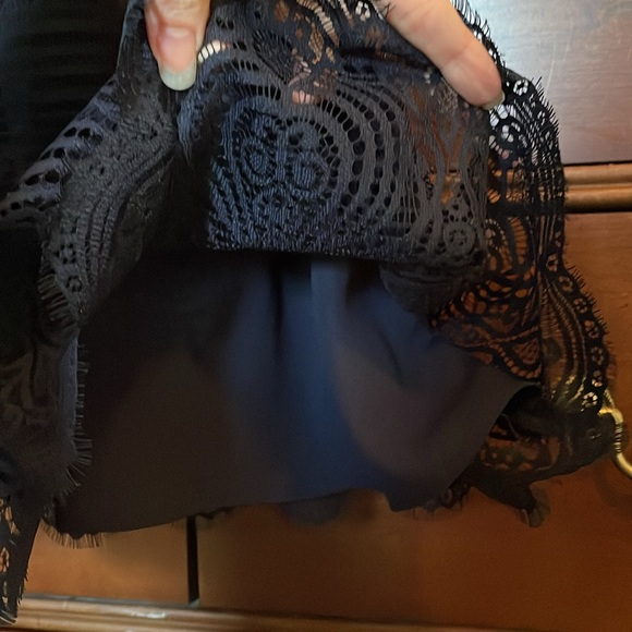 NWT Navy Lace LOFT Halter Top Lined - Picture 10 of 16